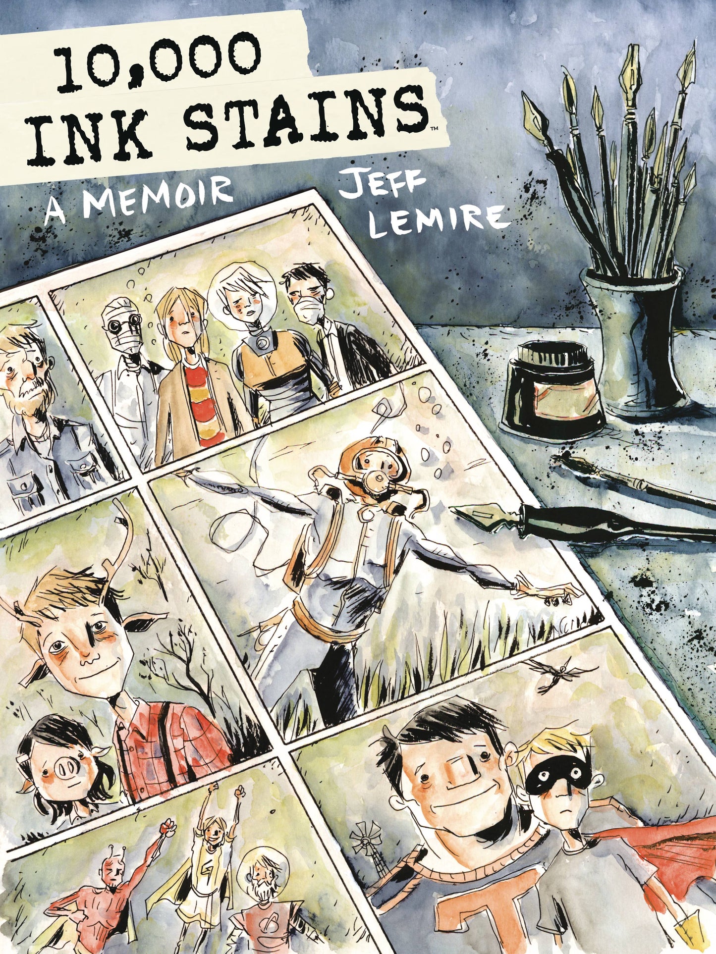10000 INK STAINS A MEMOIR HC (Backorder, Allow 4-5 Weeks)
