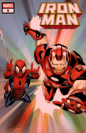 IRON MAN #6 FOIL SALVADOR LARROCA VAR (Backorder, Allow 4-5 Weeks)