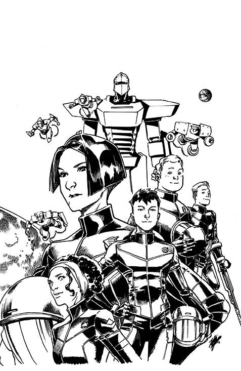 MECH CADETS #1 CVR G UNLOCKABLE VAR MIYAZAWA ONE PER STORE - Comicbookeroo