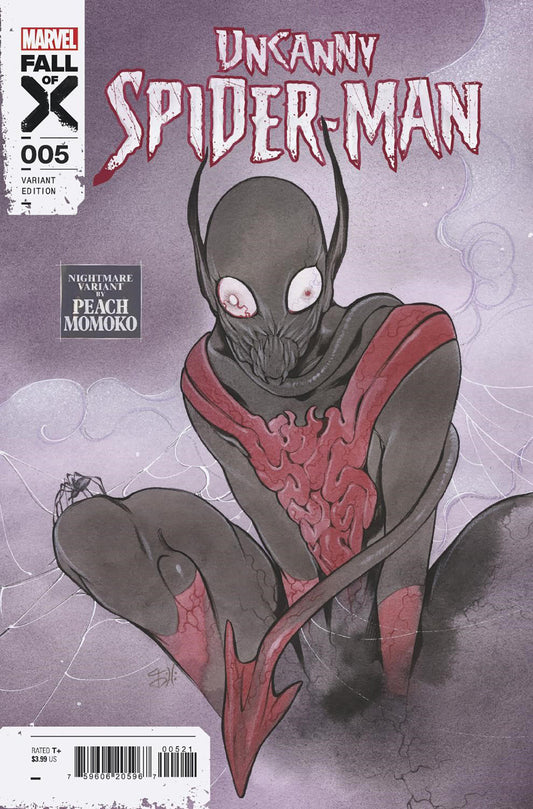 UNCANNY SPIDER-MAN #5 PEACH MOMOKO NIGHTMARE VAR - Comicbookeroo