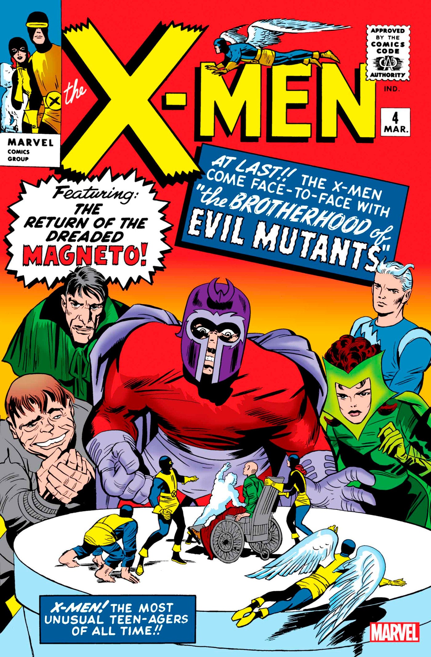 X-MEN (1963) #4 FACSIMILE EDITION NEW PTG (Backorder, Allow 4-5 Weeks) - Comicbookeroo