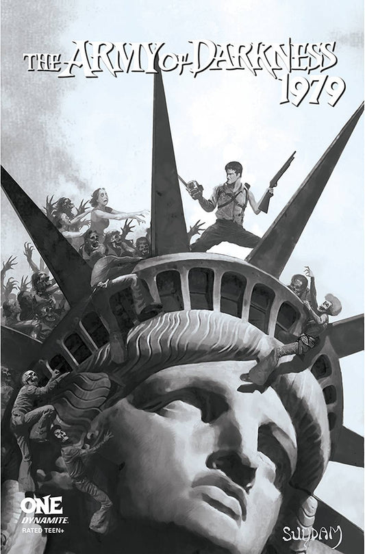 ARMY OF DARKNESS 1979 #1 CVR F 1:10 INCV SUYDAM B&W - Comicbookeroo
