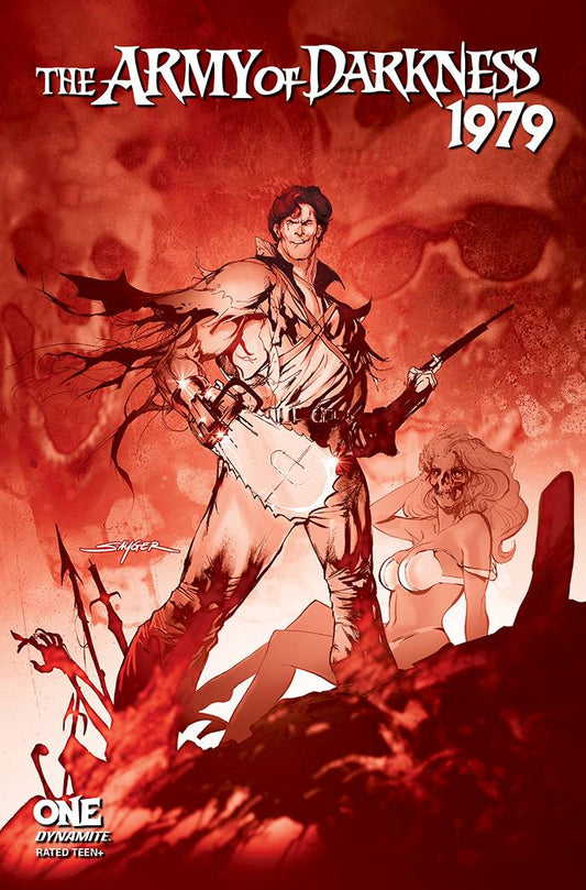 ARMY OF DARKNESS 1979 #1 CVR S 1:11 INCV FOC INCV SAYGER BLOOD - Comicbookeroo