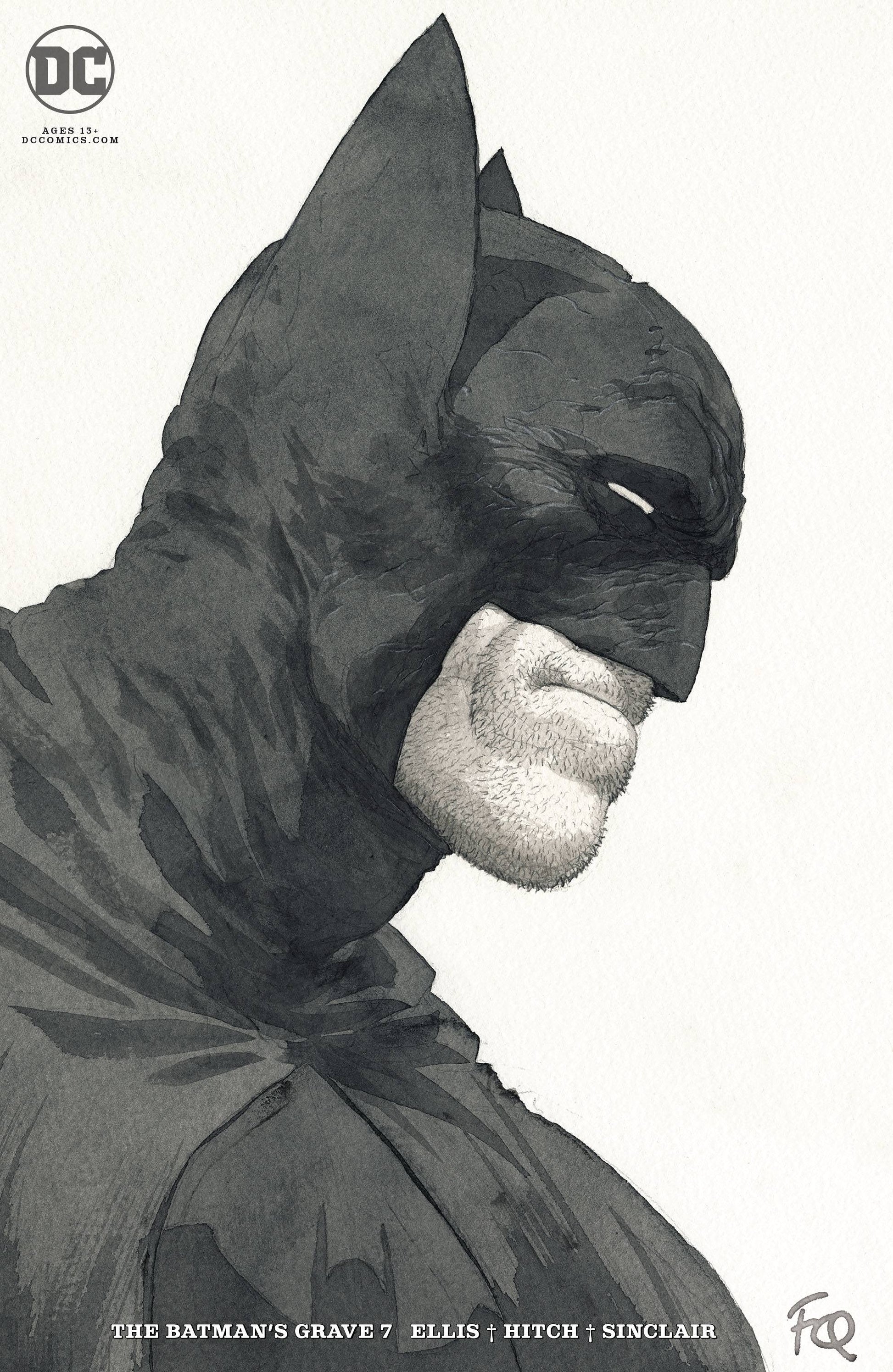 BATMANS GRAVE #7 (OF 12) CARD STOCK F QUITELY VAR ED - Comicbookeroo