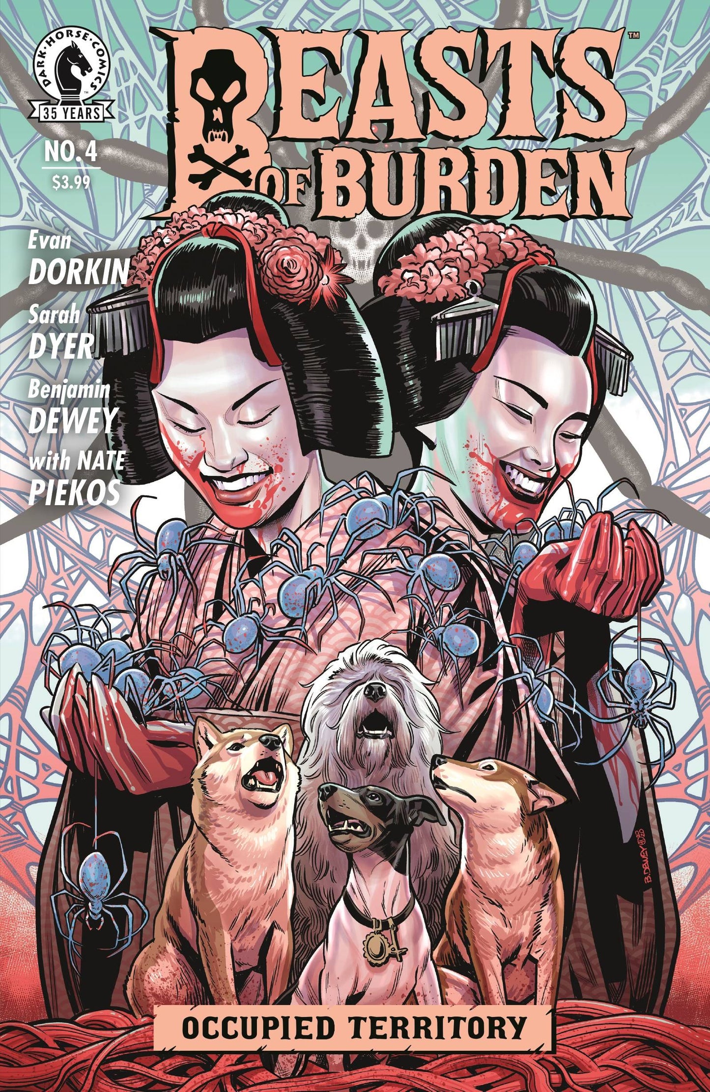 BEASTS OF BURDEN OCCUPIED TERRITORY #4 (OF 4) CVR A DEWEY - Comicbookeroo