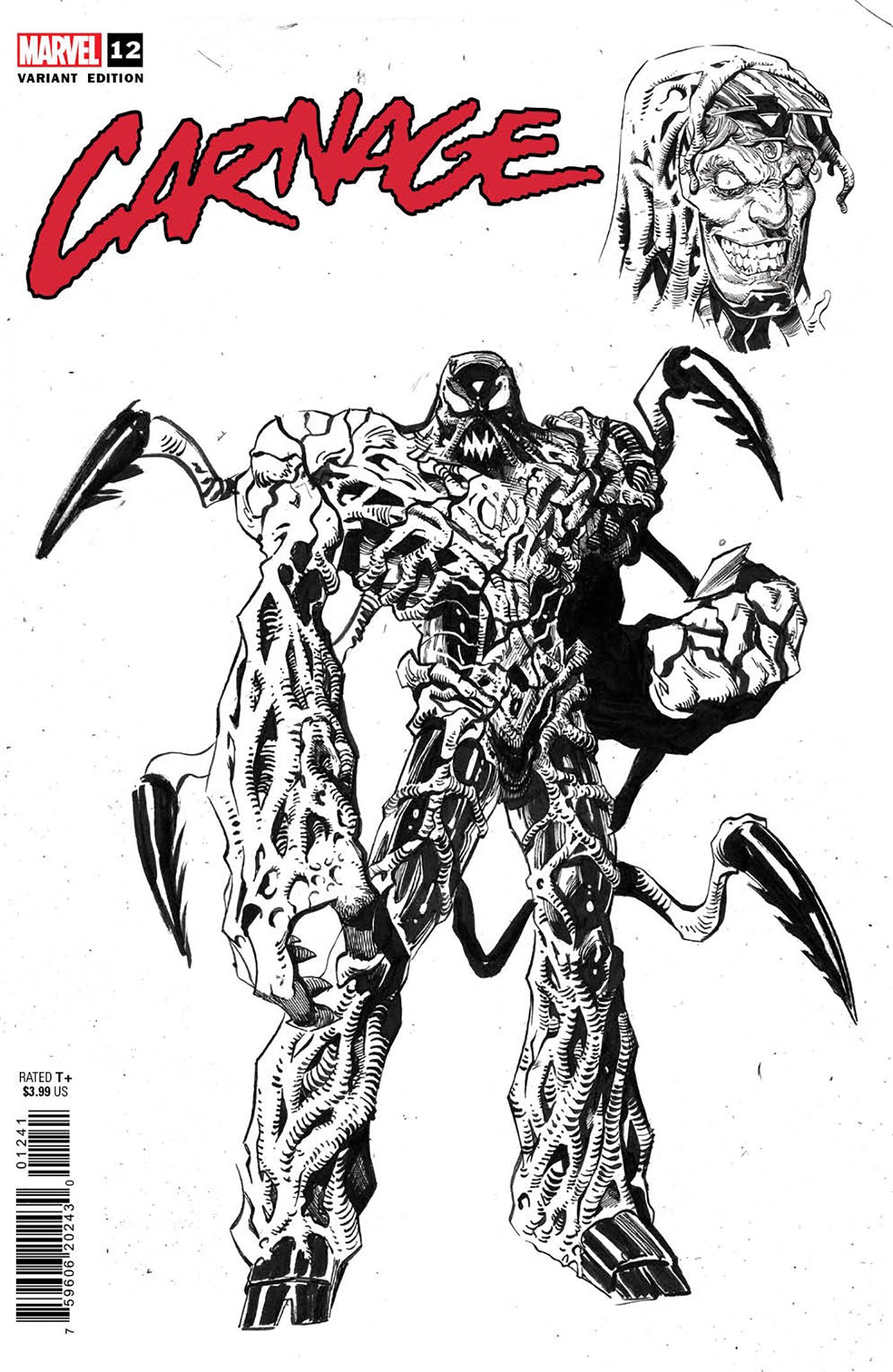 CARNAGE (2022) #12 STEGMAN DESIGN VAR 1:10 INCV - Comicbookeroo