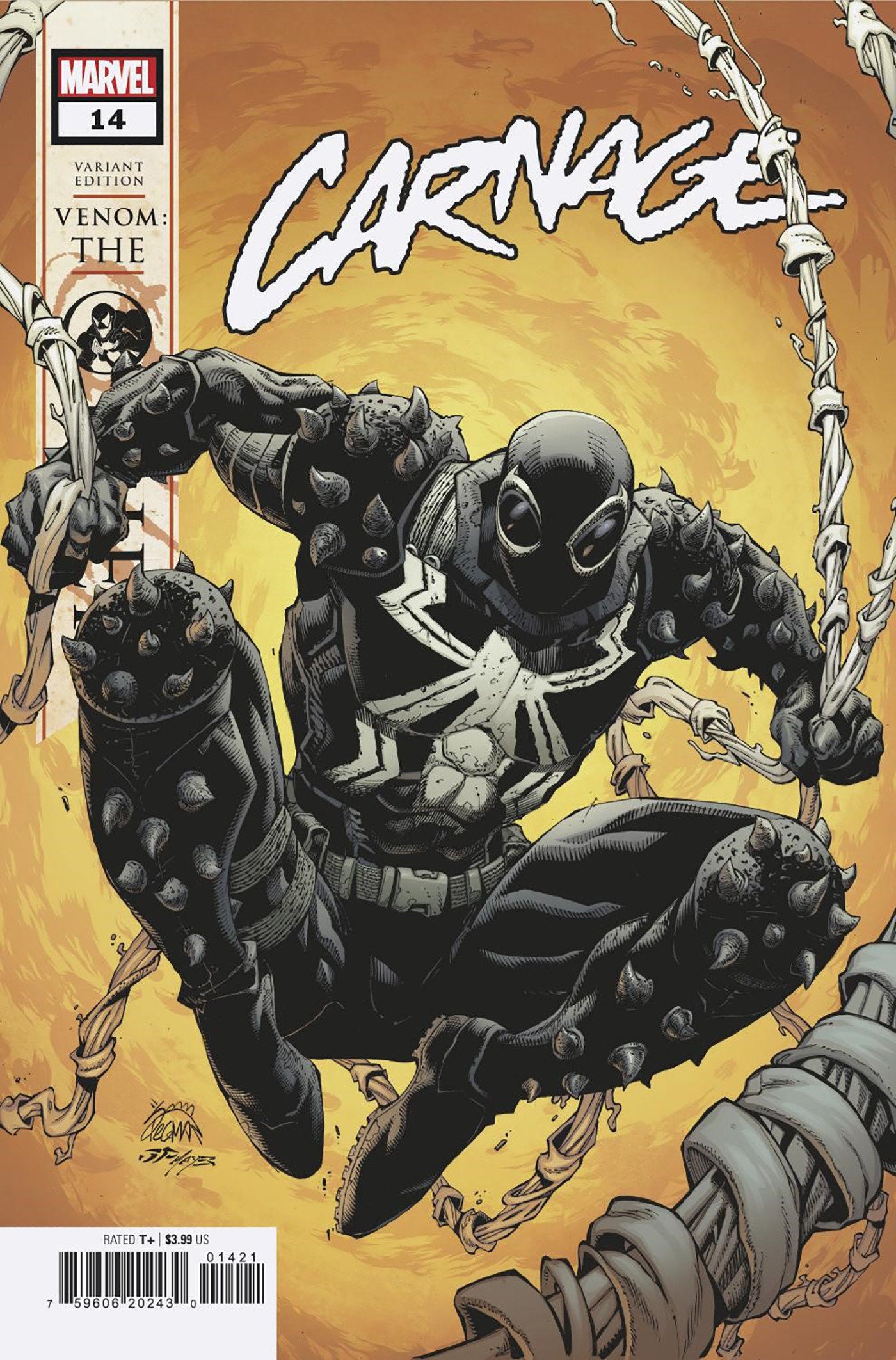 CARNAGE (2022) #14 STEGMAN VENOM THE OTHER VAR - Comicbookeroo