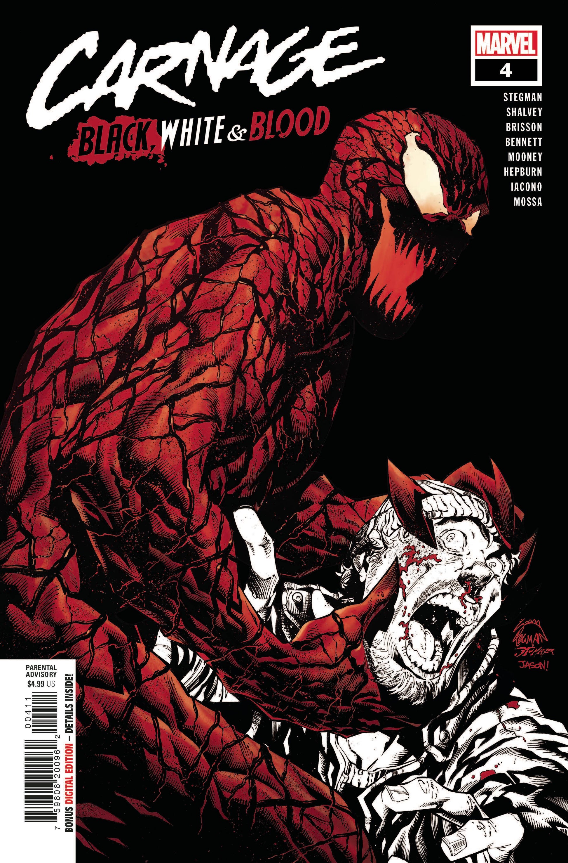 CARNAGE BLACK WHITE AND BLOOD #4 (OF 4) - Comicbookeroo