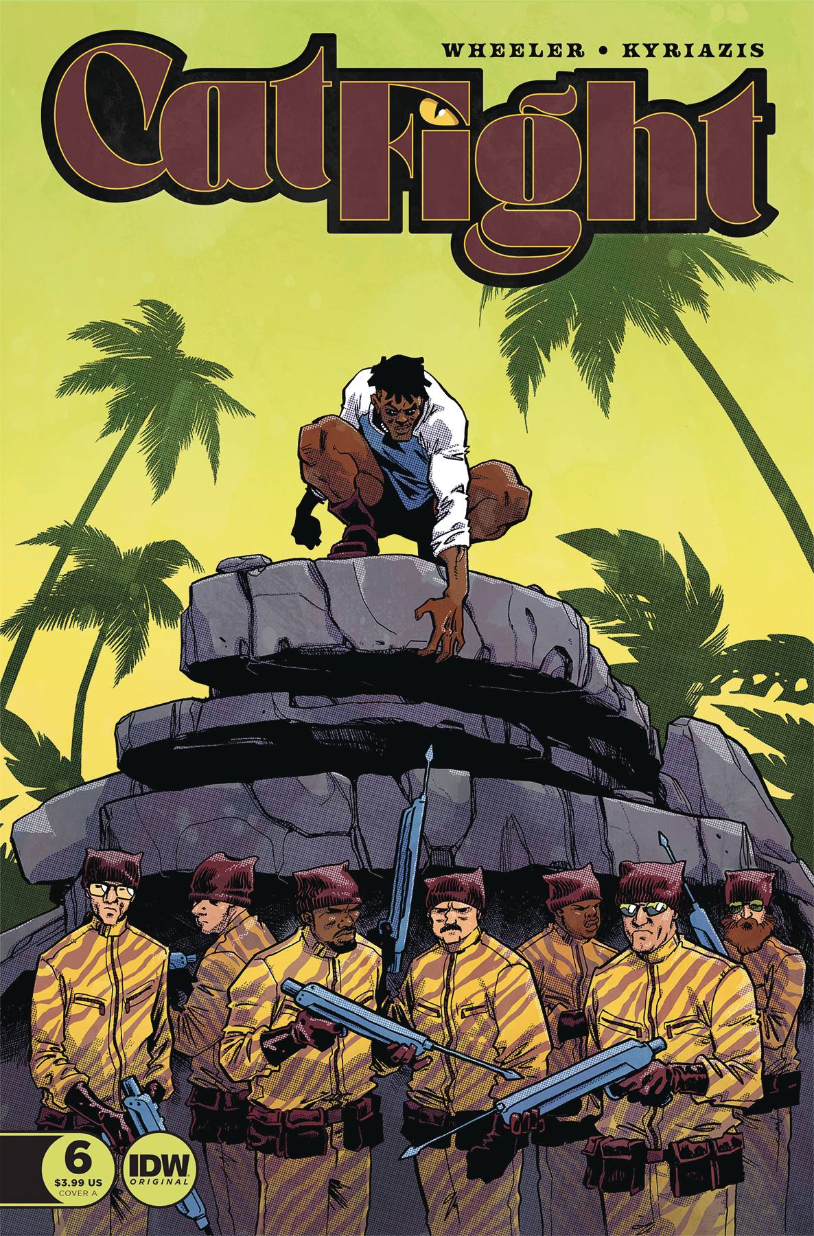 CAT FIGHT #6 CVR A KYRIAZIS (06 Dec Release) - Comicbookeroo