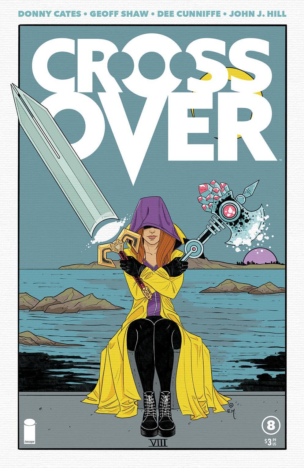 CROSSOVER #8 CVR B HUTCHISON-CATES - Comicbookeroo