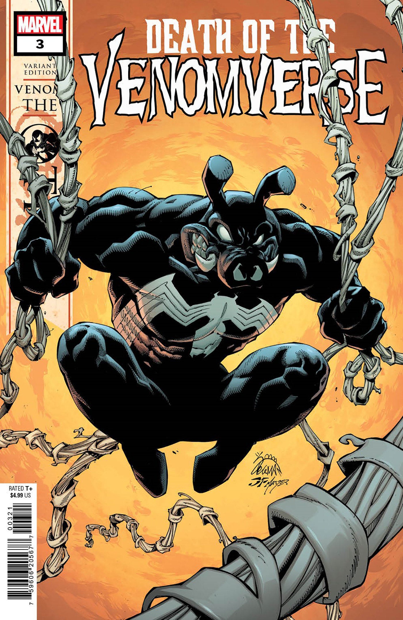 DEATH OF VENOMVERSE #3 (OF 5) RYAN STEGMAN VENOM OTHER VAR - Comicbookeroo