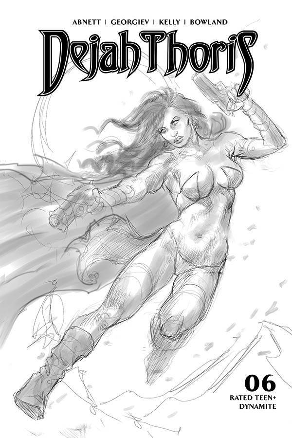DEJAH THORIS (2019) #6 1:10 PARRILLO B&W INCV - Comicbookeroo