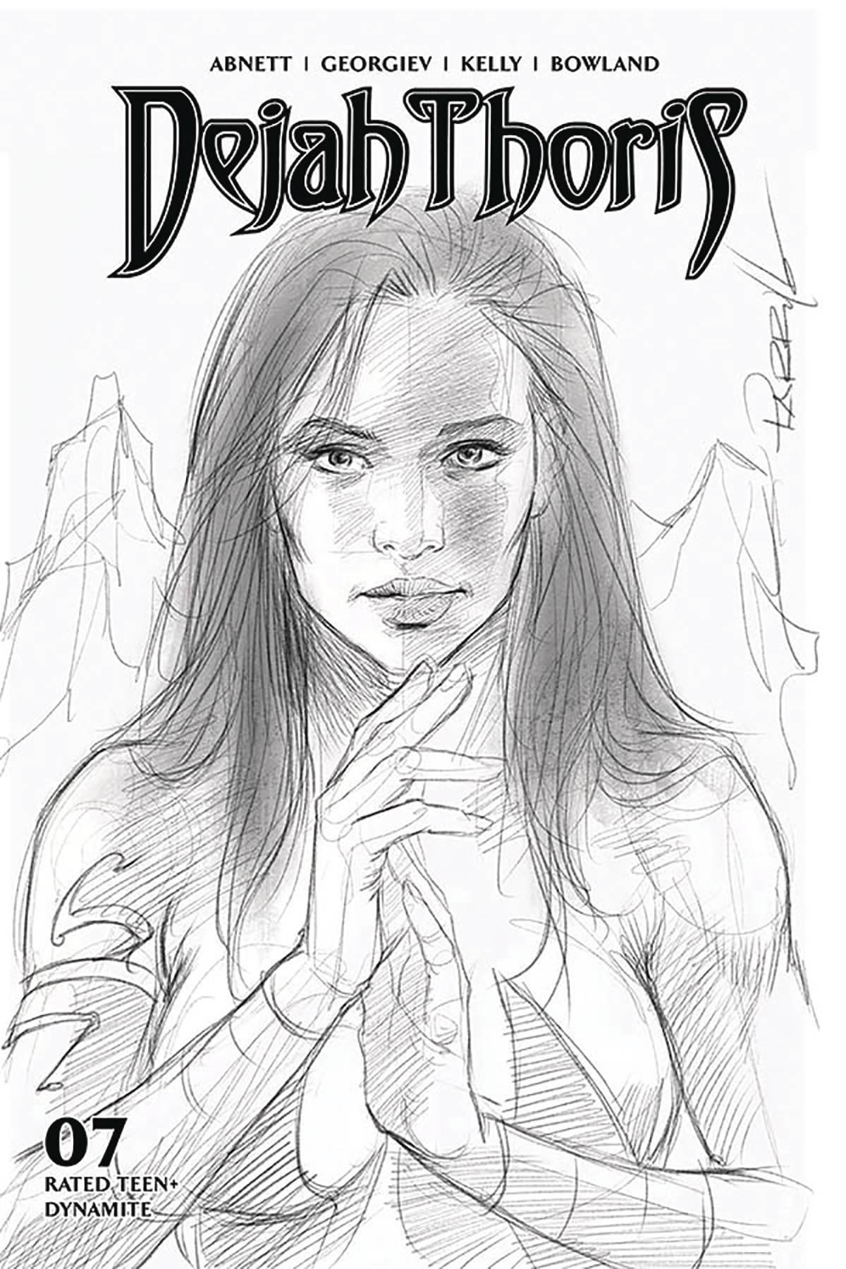 DEJAH THORIS (2019) #7 1:10 PARRILLO B&W INCV - Comicbookeroo