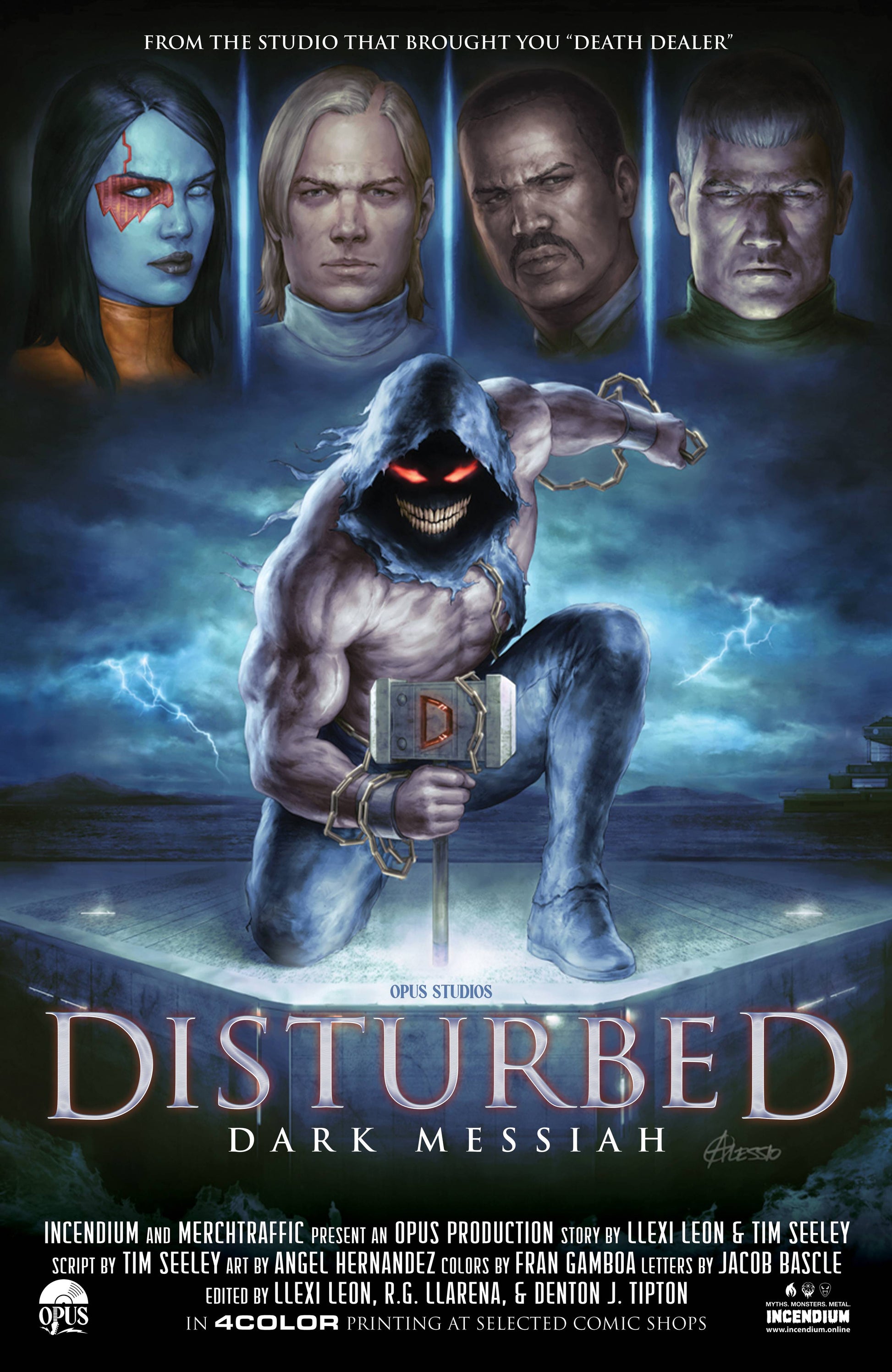DISTURBED DARK MESSIAH #3 (OF 5) CVR B 1:5 INCV ALESSIO - Comicbookeroo