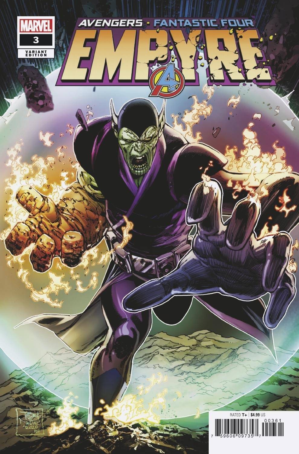 EMPYRE #3 (OF 6) DANIEL SKRULL KREE VAR - Comicbookeroo