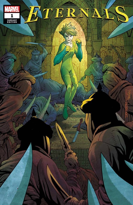 ETERNALS #1 JEFF JOHNSON VAR - Comicbookeroo