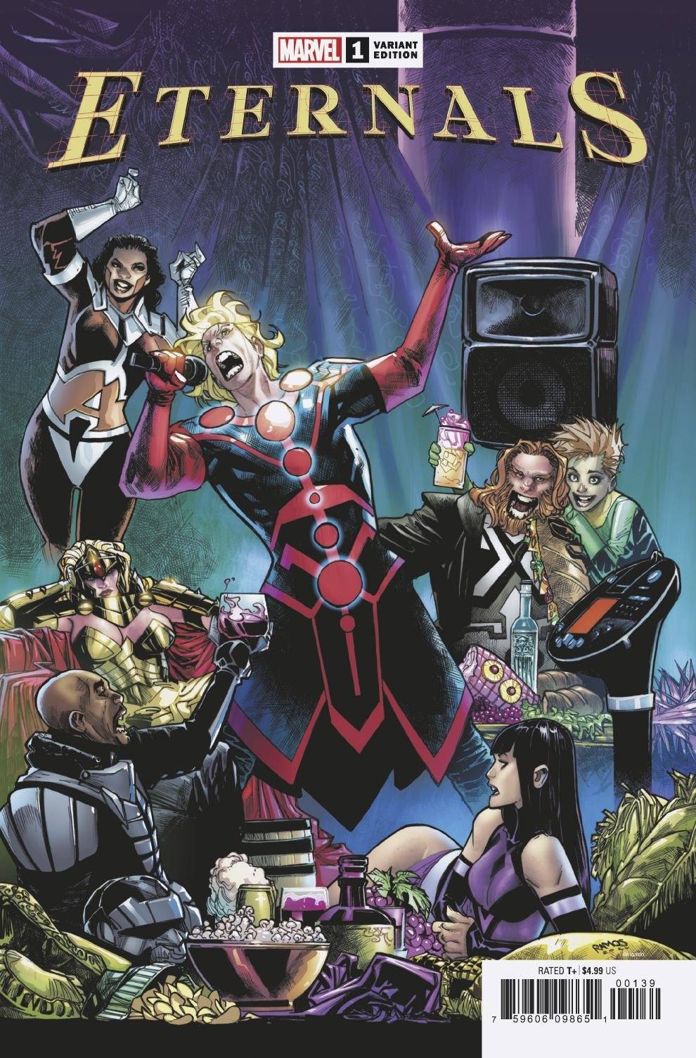 ETERNALS #1 RAMOS LAUNCH VAR - Comicbookeroo