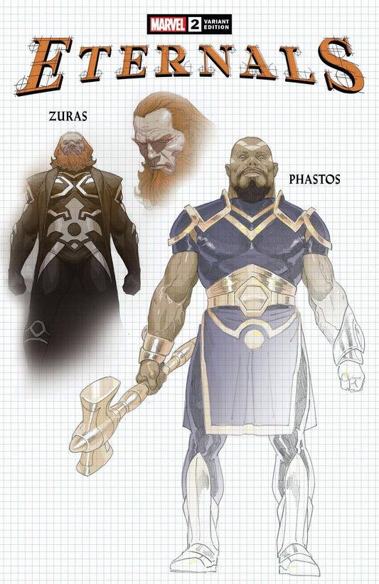 ETERNALS #2 RIBIC DESIGN VAR 1:10 INCV - Comicbookeroo