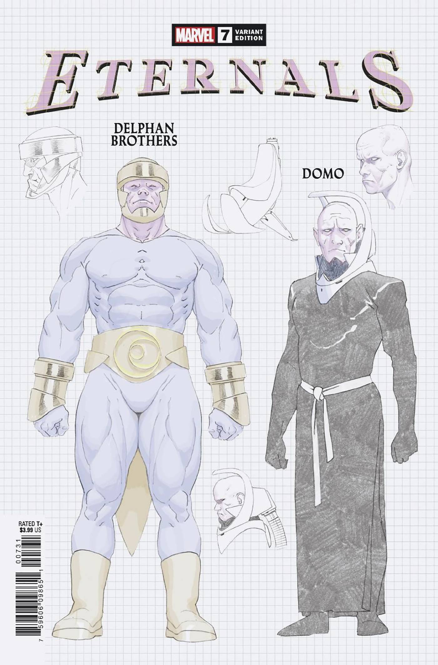ETERNALS #7 RIBIC DESIGN VAR 1:10 INCV - Comicbookeroo