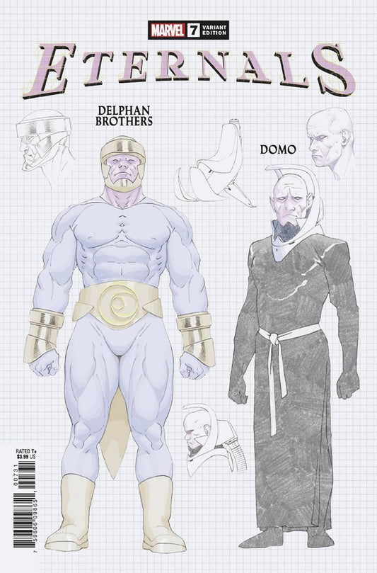 ETERNALS #7 RIBIC DESIGN VAR 1:10 INCV - Comicbookeroo