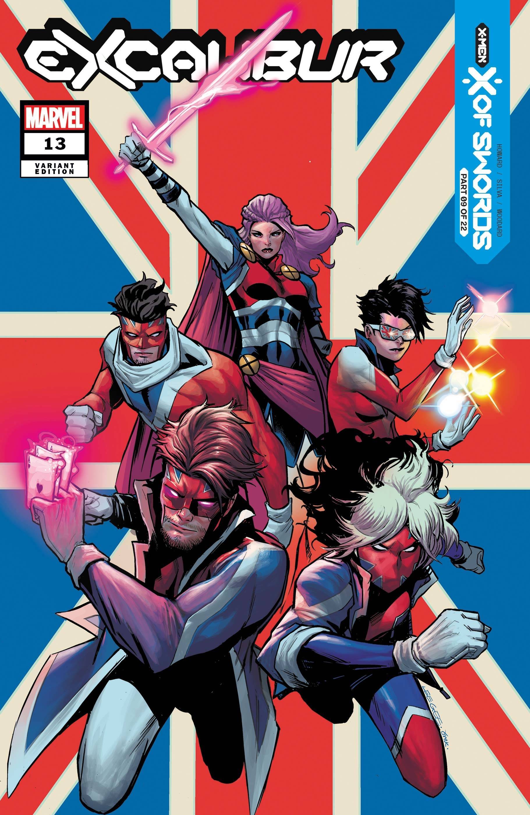 EXCALIBUR #13 GARBETT VAR XOS - Comicbookeroo
