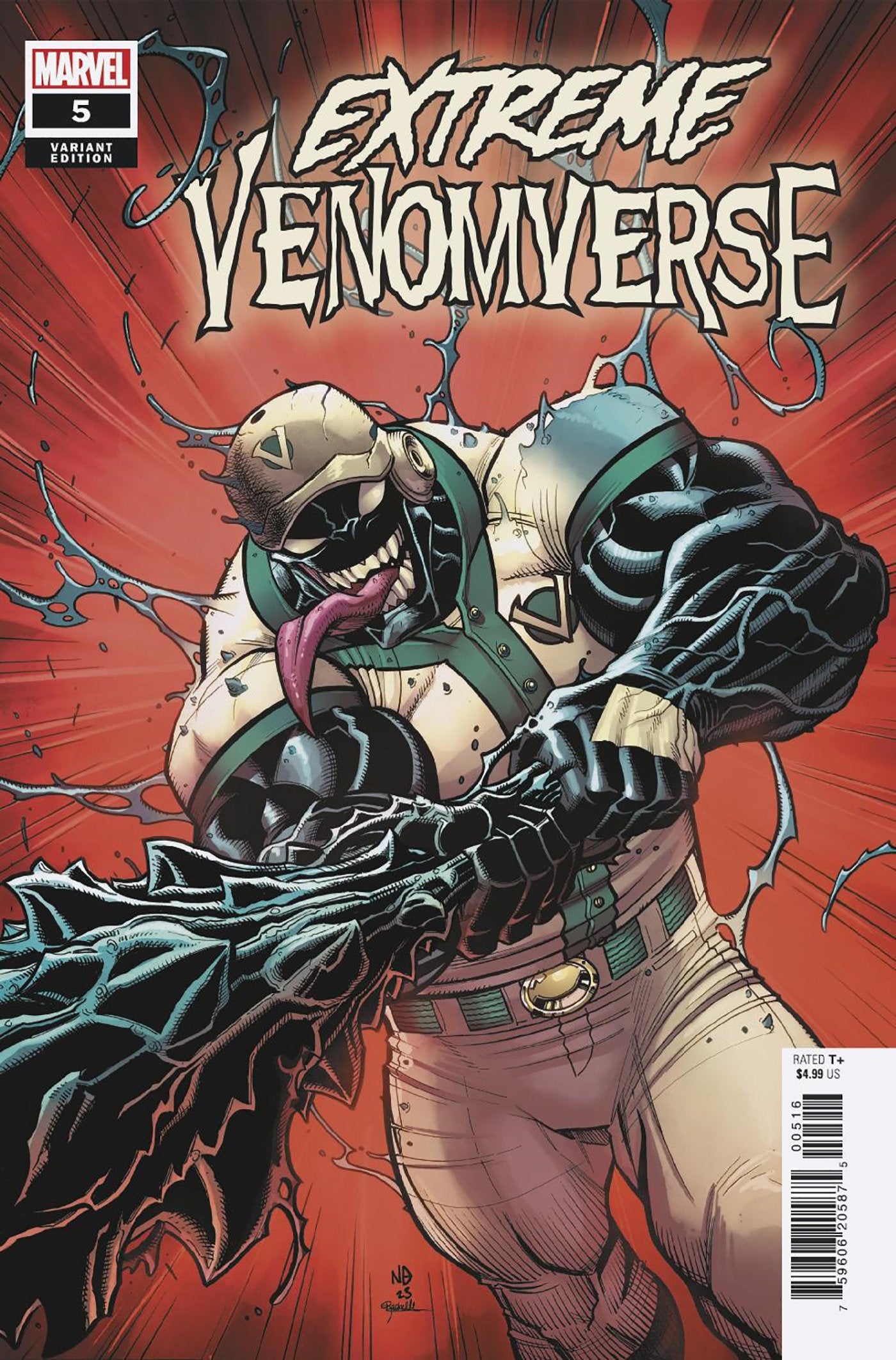 EXTREME VENOMVERSE #5 (OF 5) INCV 1:25 NICK BRADSHAW VAR - Comicbookeroo