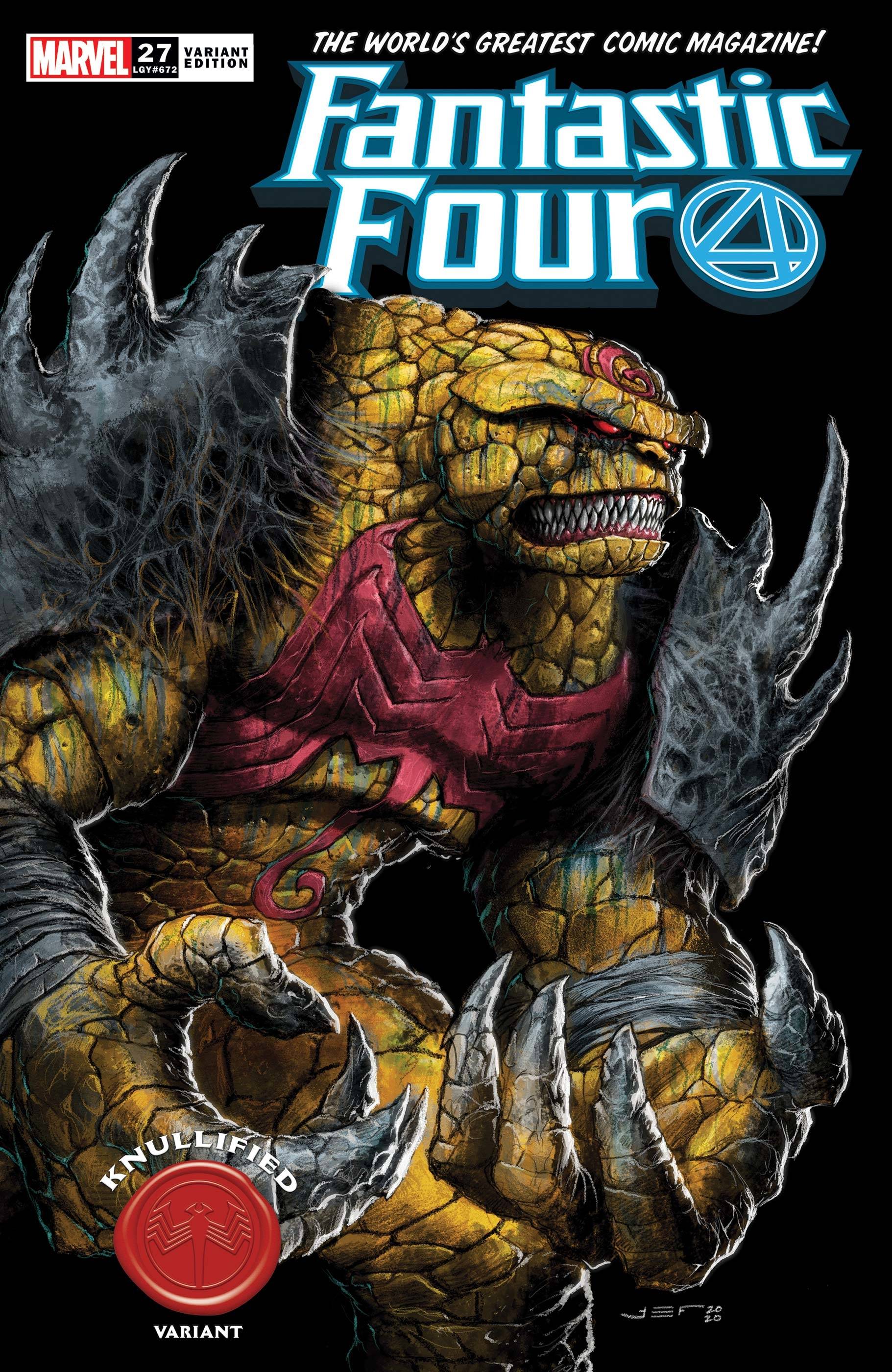 FANTASTIC FOUR (2018) #27 FERREYRA KNULLIFIED VAR EMP - Comicbookeroo
