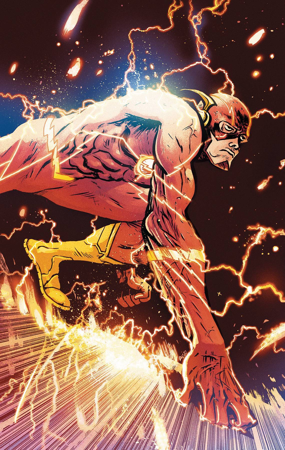 FLASH (2016) #756 CARD STOCK DANIEL W JOHNSON VAR ED - Comicbookeroo