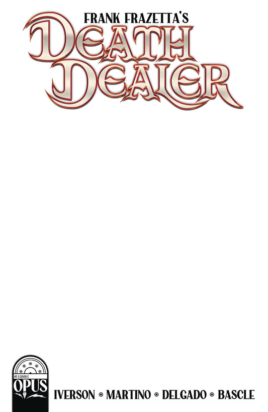 FRANK FRAZETTA DEATH DEALER #1 CVR C 1:5 INCV BLANK SKETCH - Comicbookeroo