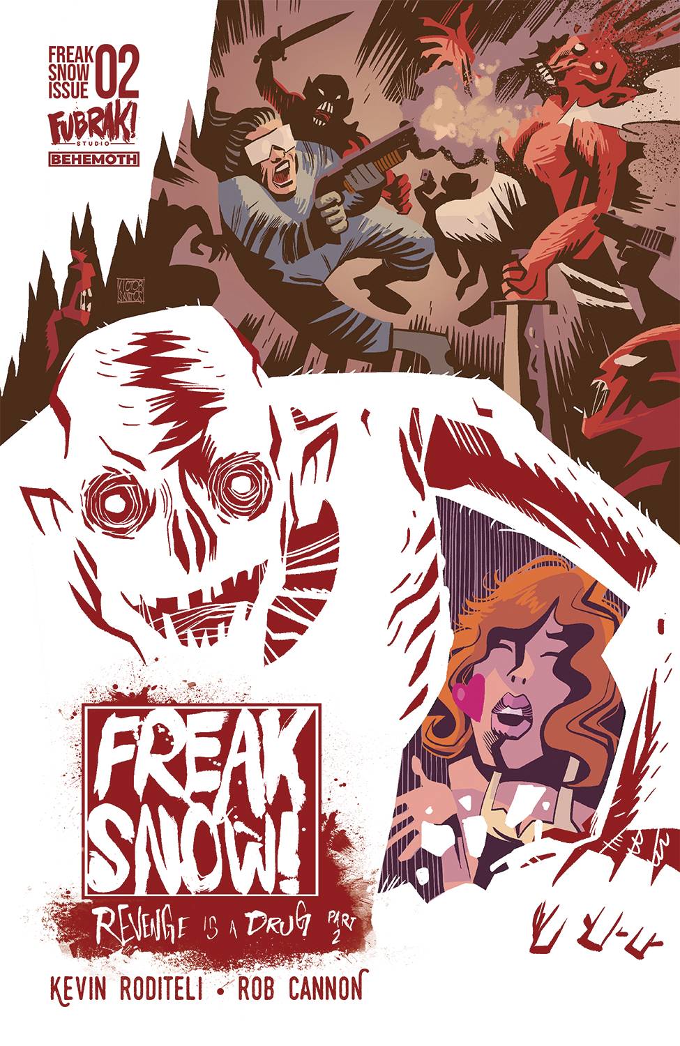 FREAK SNOW #2 (OF 4) CVR A SANTOS (MR) - Comicbookeroo