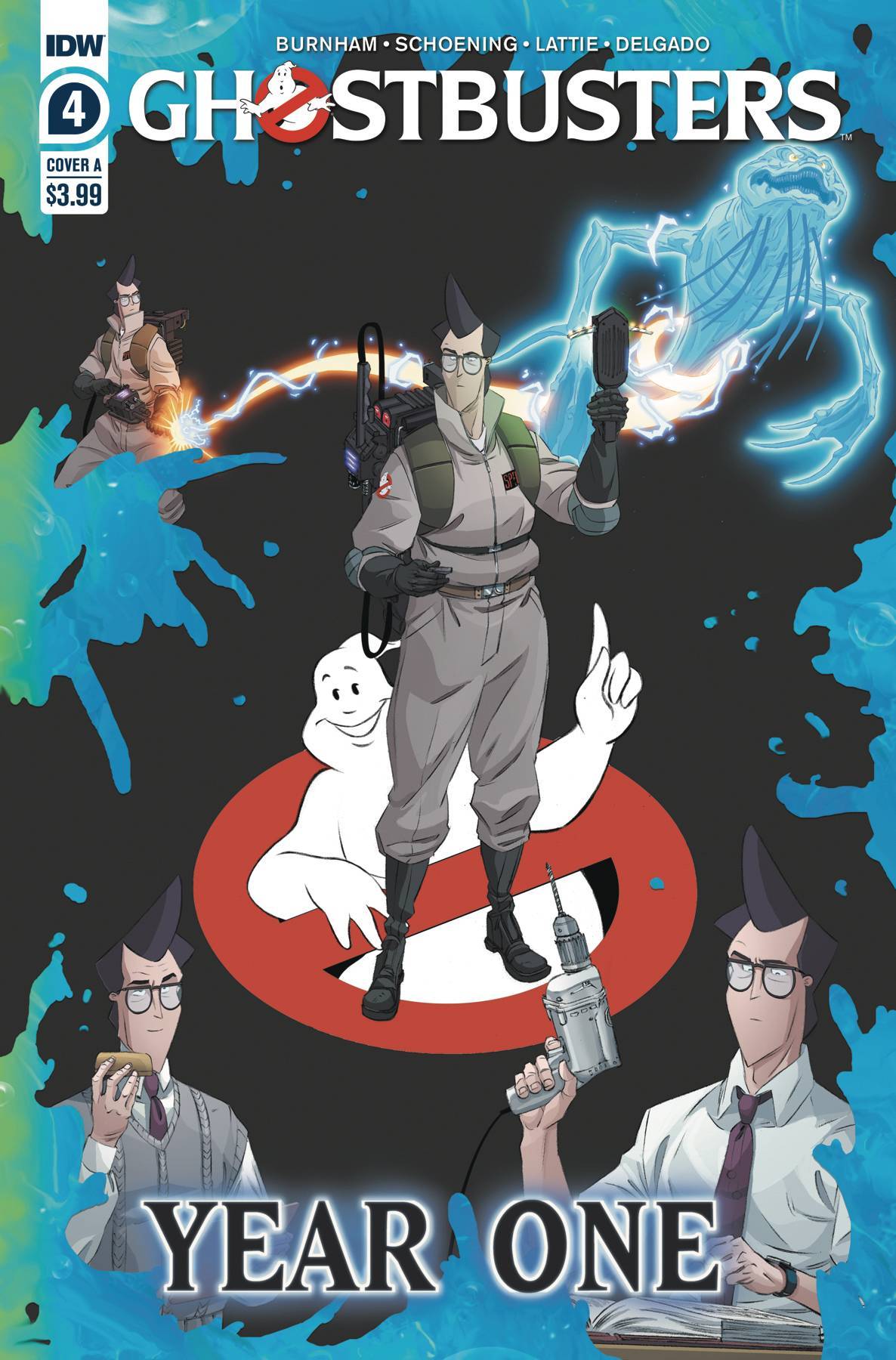 GHOSTBUSTERS YEAR ONE #4 (OF 4) CVR A SHOENING (C: 1-0-0) - Comicbookeroo