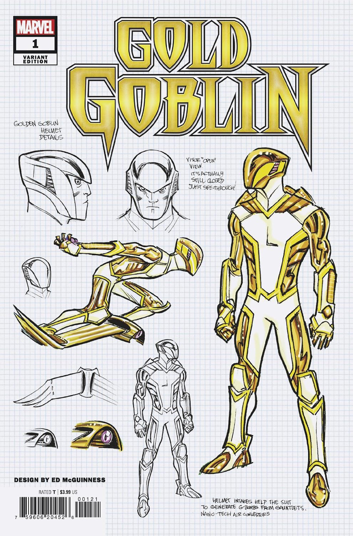 GOLD GOBLIN #1 (OF 5) MCGUINNESS DESIGN VAR 1:25 INCV - Comicbookeroo