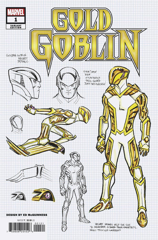 GOLD GOBLIN #1 (OF 5) MCGUINNESS DESIGN VAR 1:25 INCV - Comicbookeroo