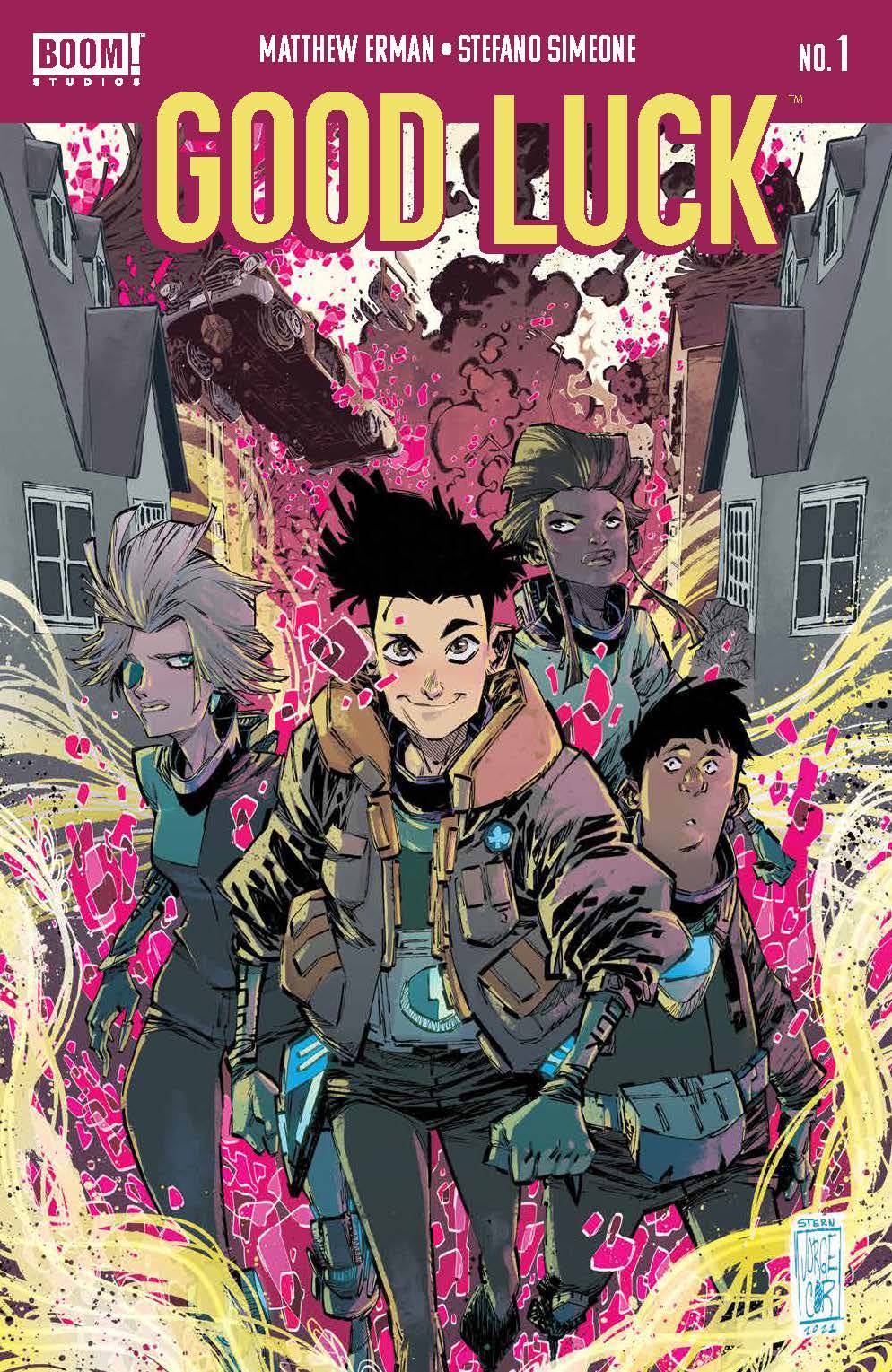 GOOD LUCK #1 (OF 5) CVR A CORONA & PAREL INTERMIX - Comicbookeroo