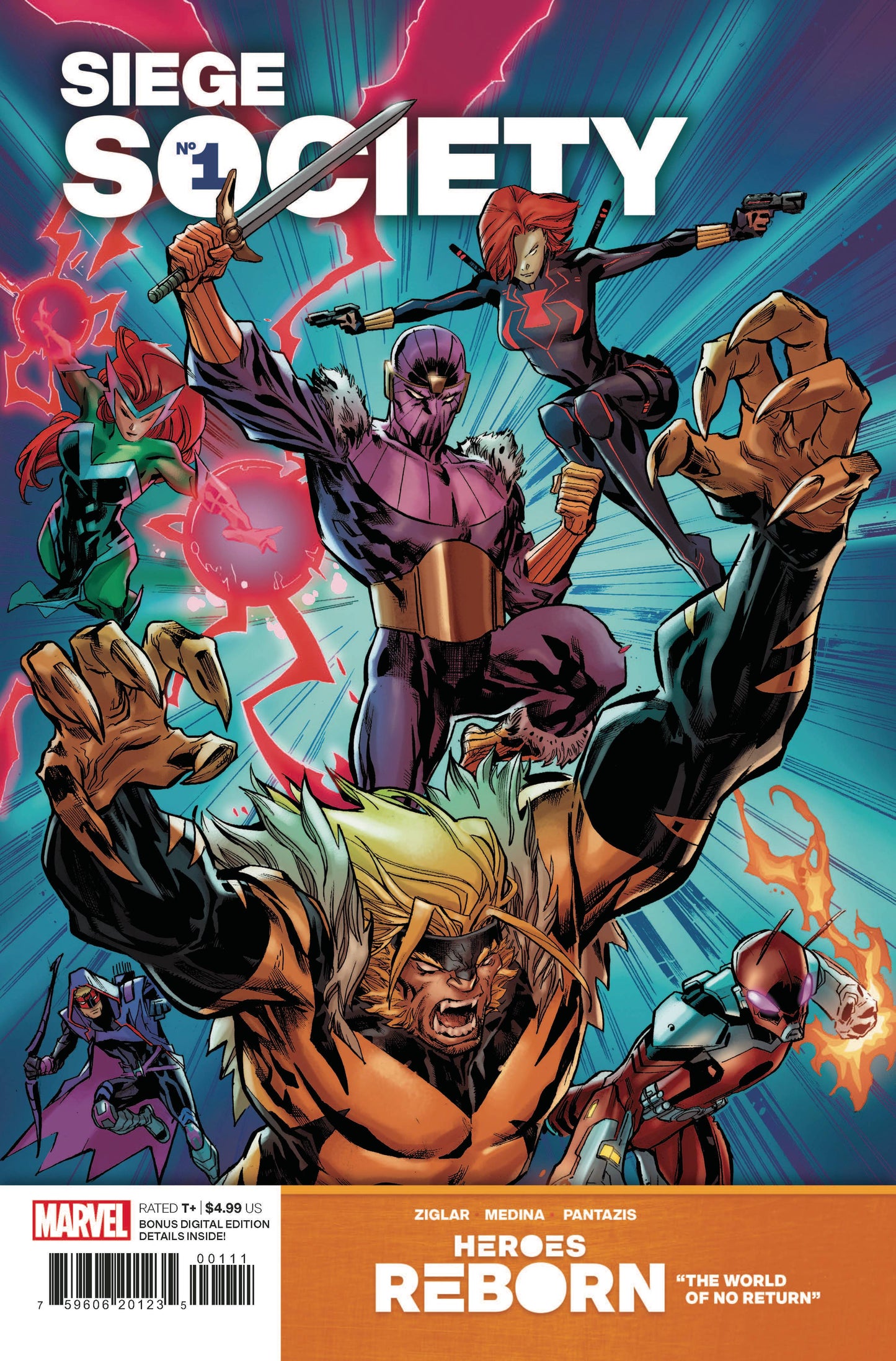 HEROES REBORN SIEGE SOCIETY #1 - Comicbookeroo