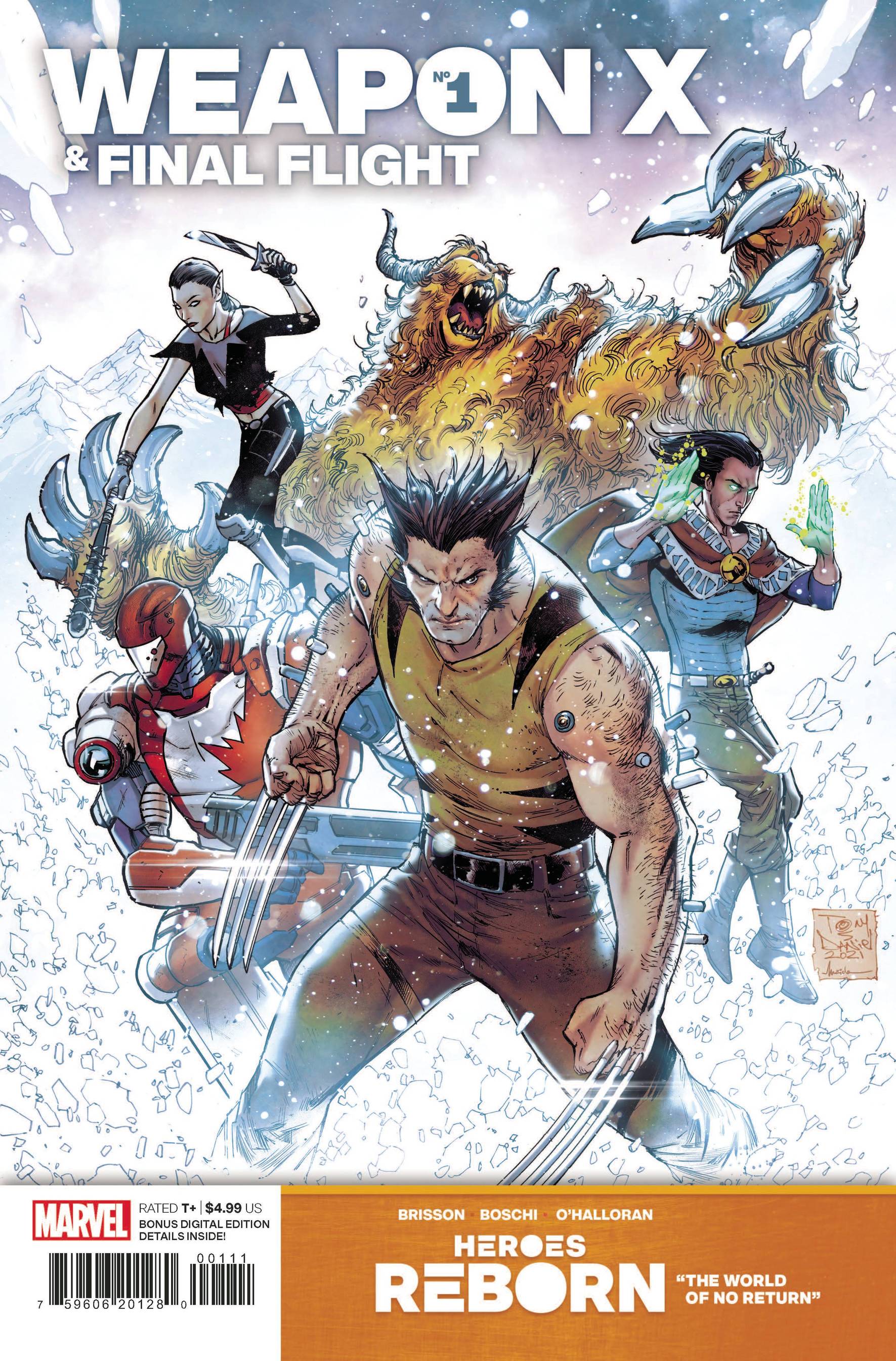 HEROES REBORN WEAPON X AND FINAL FLIGHT #1 - Comicbookeroo