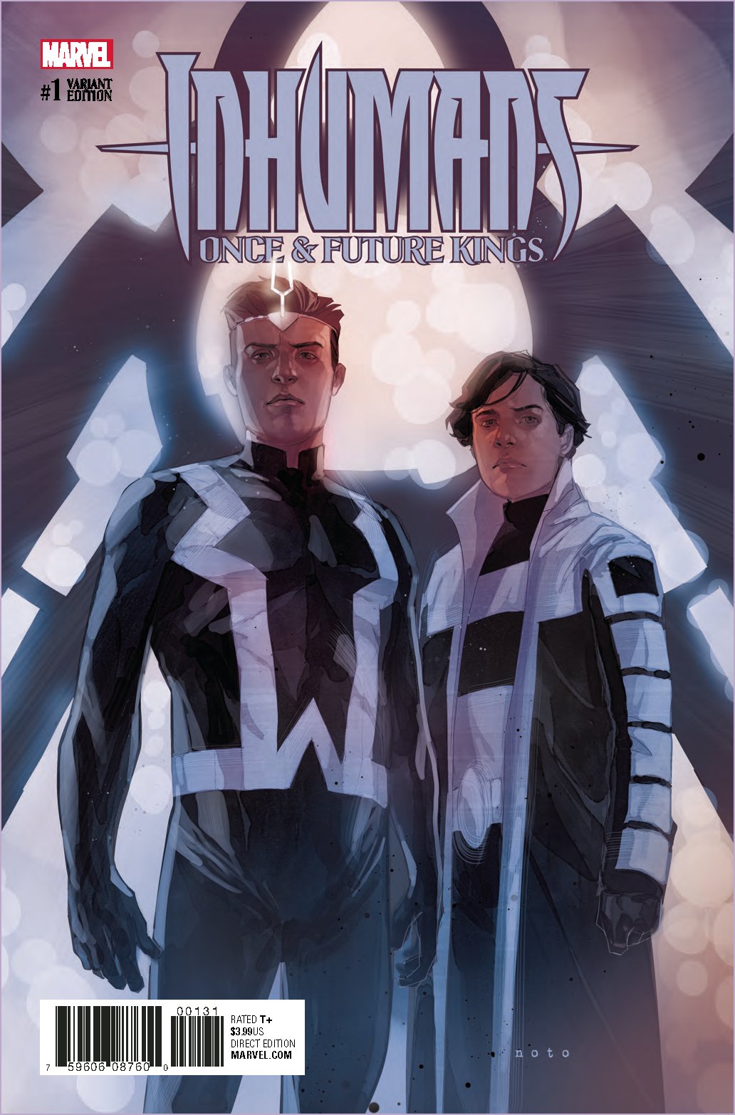 INHUMANS ONCE FUTURE KINGS #1 (OF 5) 1:25 NOTO CHARACTER INCV - Comicbookeroo