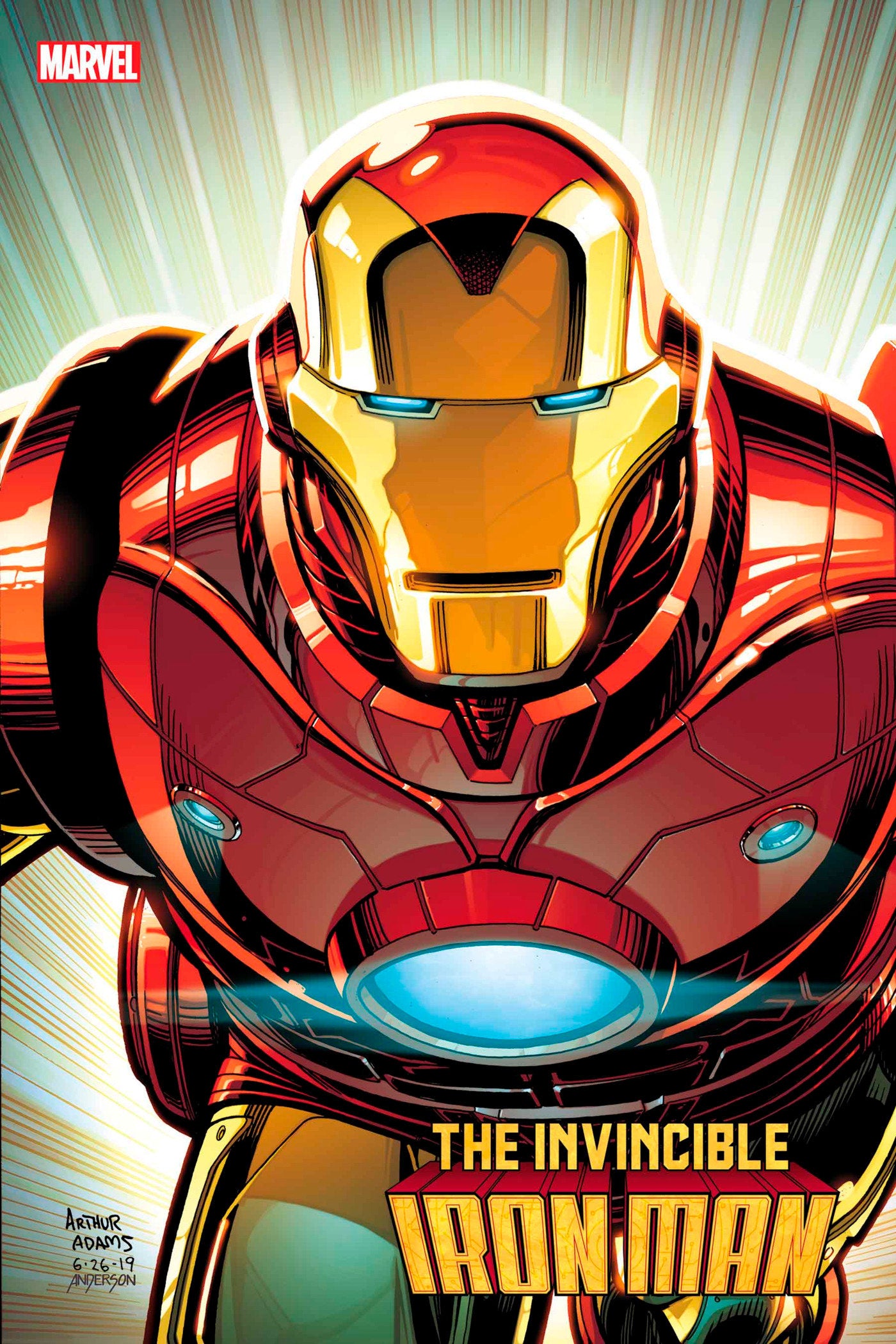 INVINCIBLE IRON MAN #4 ARTHUR ADAMS VAR 1:25 INCV - Comicbookeroo