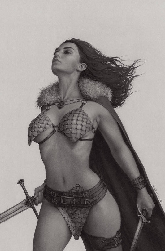 INVINCIBLE RED SONJA #5 CVR P 1:11 INCV FOC INCV CELINA GS VIR - Comicbookeroo