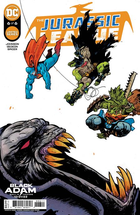 JURASSIC LEAGUE #6 (OF 6) CVR A DANIEL WARREN JOHNSON - Comicbookeroo