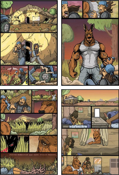 KILLEROO / THE 4HORSEMEN: Long Way back from Hell CVR B DARREN CLOSE - Comicbookeroo