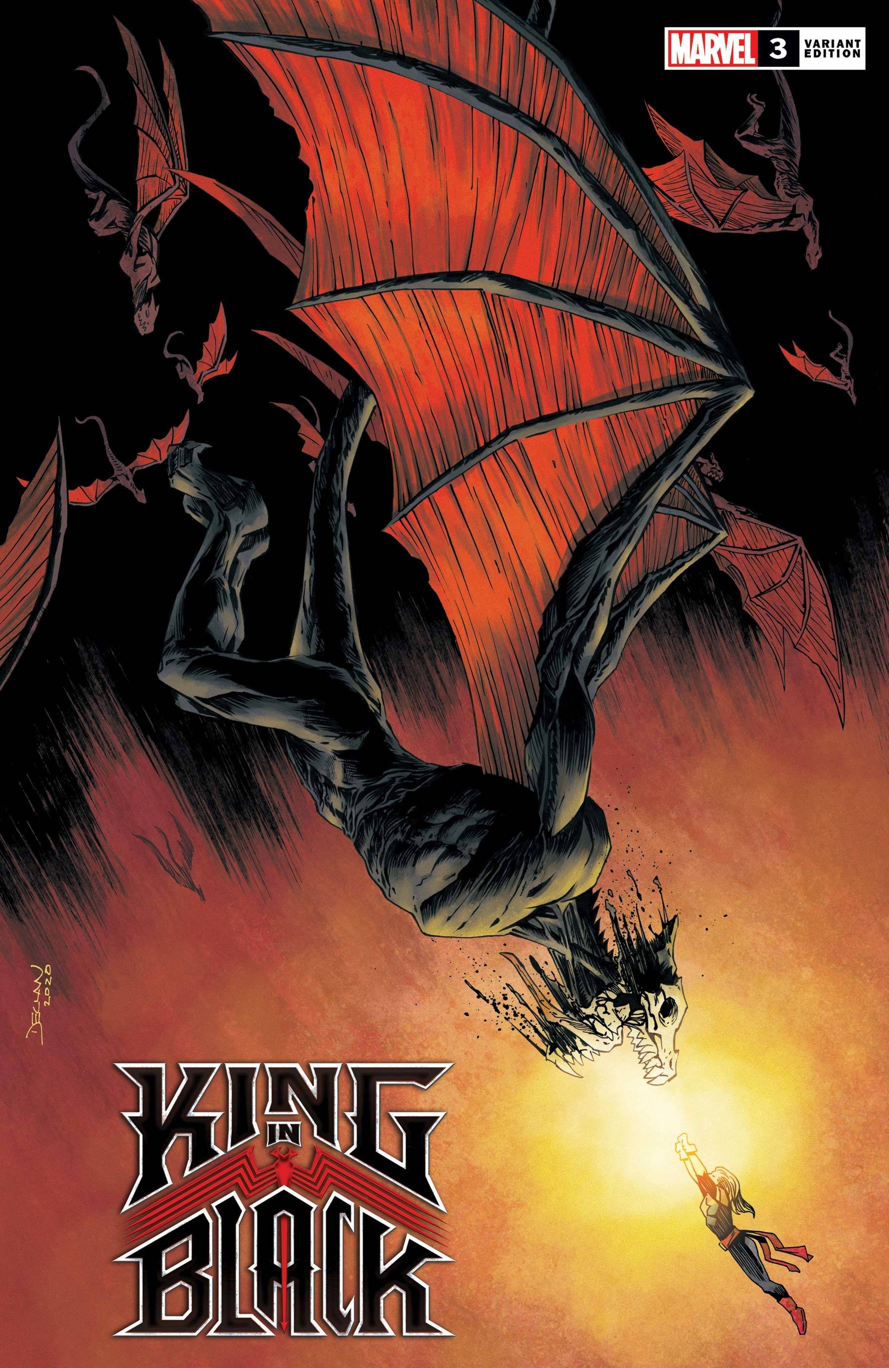 KING IN BLACK #3 (OF 5) SHALVEY DRAGON VAR 1:50 INCV - Comicbookeroo
