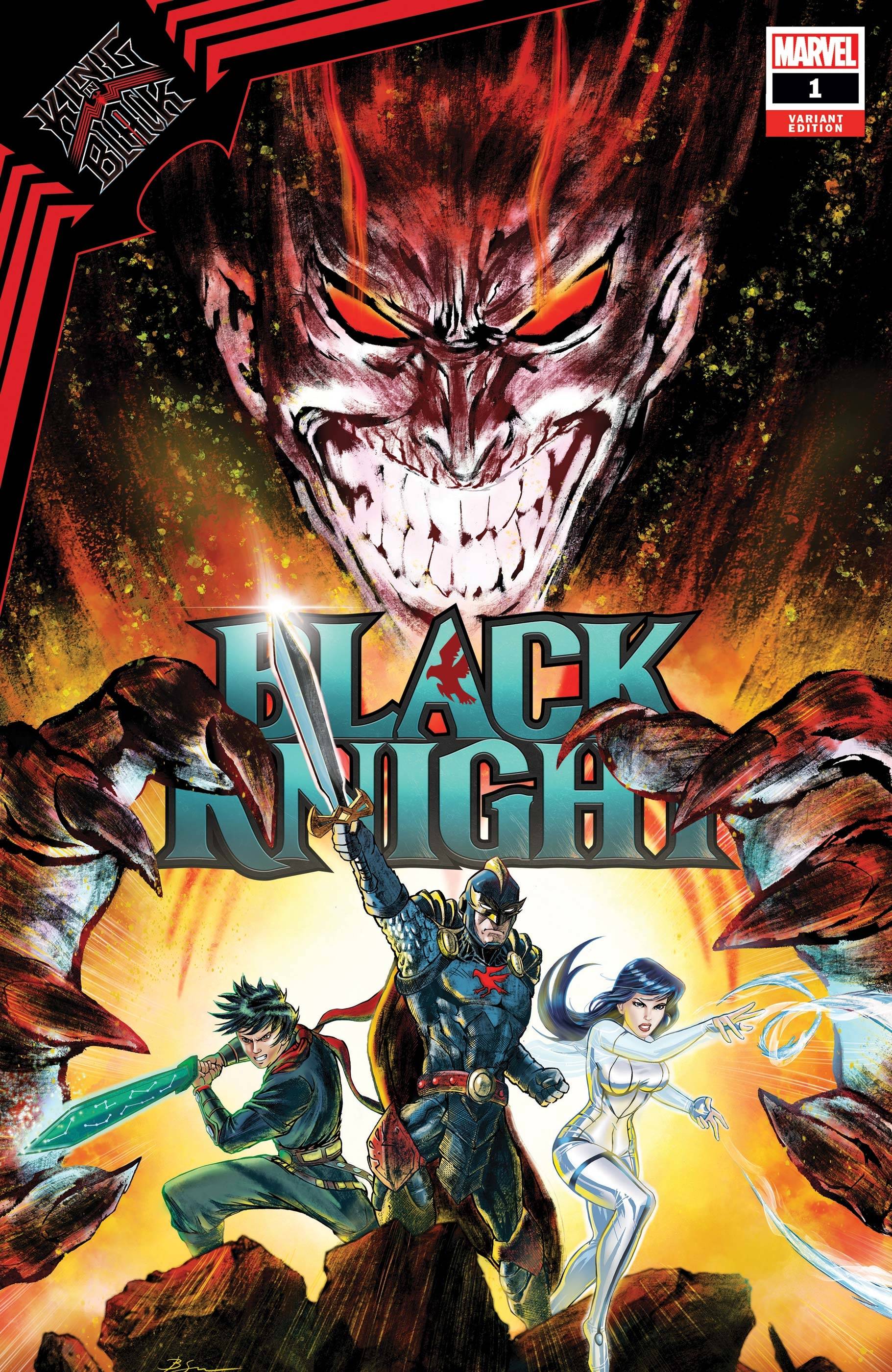 KING IN BLACK BLACK KNIGHT #1 SU VAR - Comicbookeroo