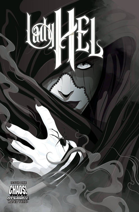 LADY HEL #1 CVR W 1:10 FOC INCV MAHLE B&W - Comicbookeroo