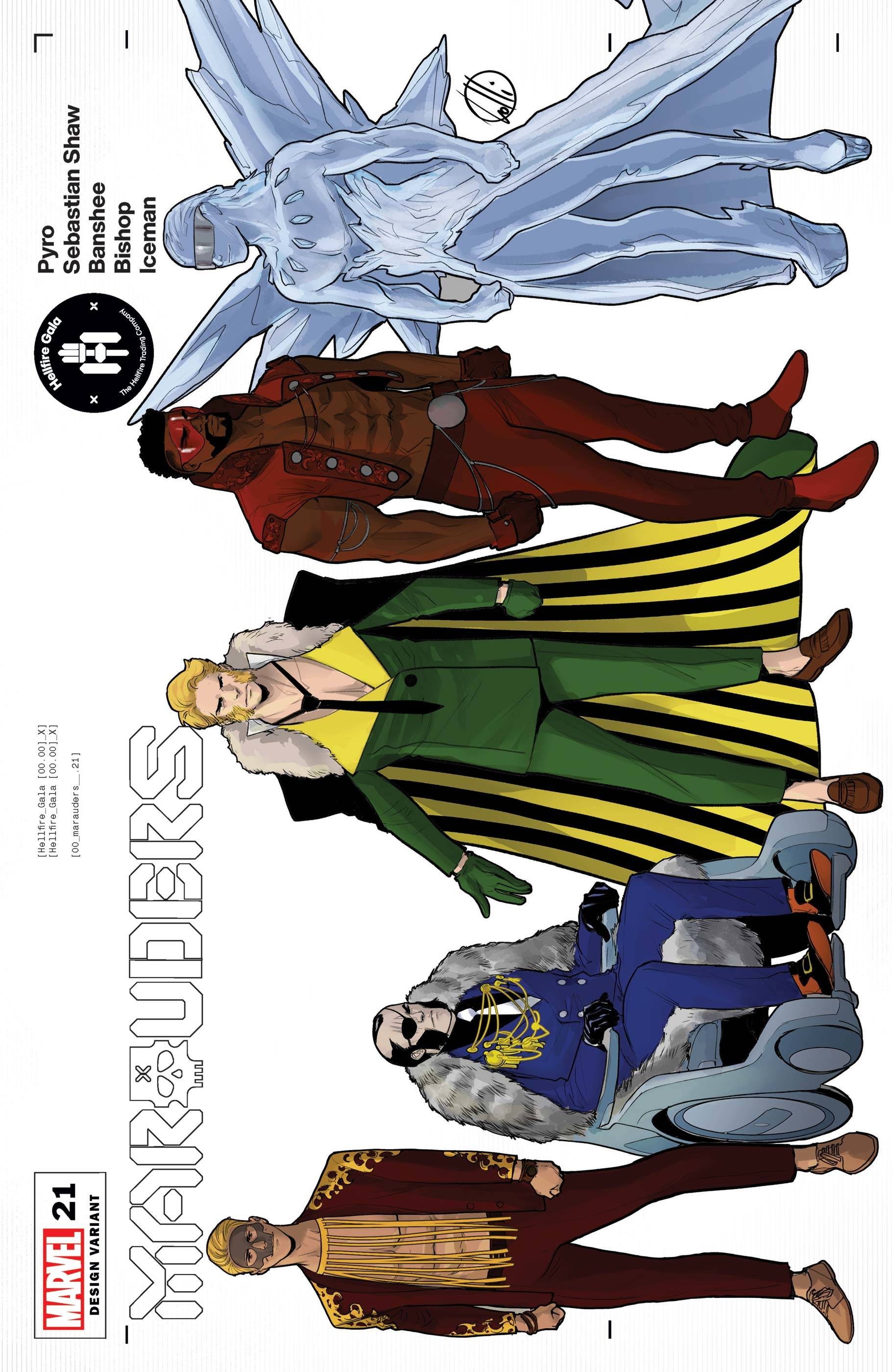 MARAUDERS (2019) #21 LOLLI CHARACTER DESIGN VAR GALA - Comicbookeroo