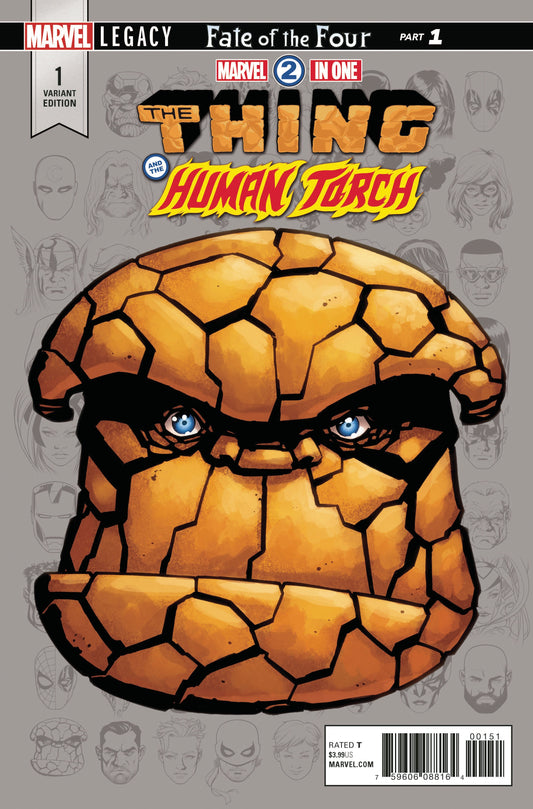 MARVEL TWO-IN-ONE #1 1:10 MCKONE LEGACY HEADSHOT INCV LEG - Comicbookeroo