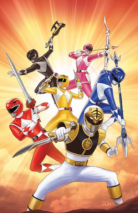 MIGHTY MORPHIN #20 CVR H UNLOCKABLE VAR BERNARDO ONE PER STORE - Comicbookeroo