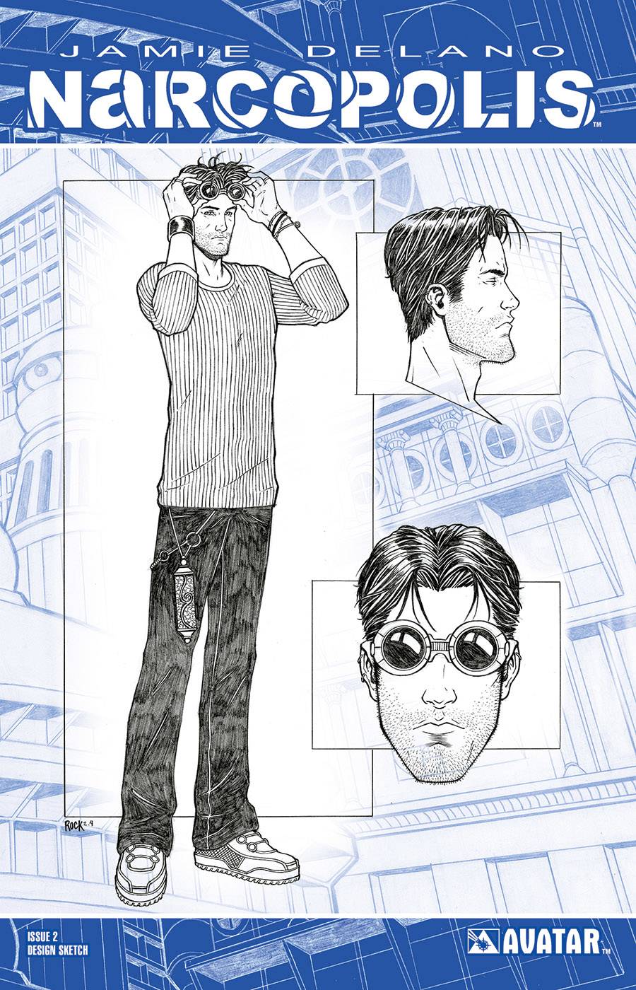 NARCOPOLIS #2 DESIGN SKETCH VAR (MR) - Comicbookeroo