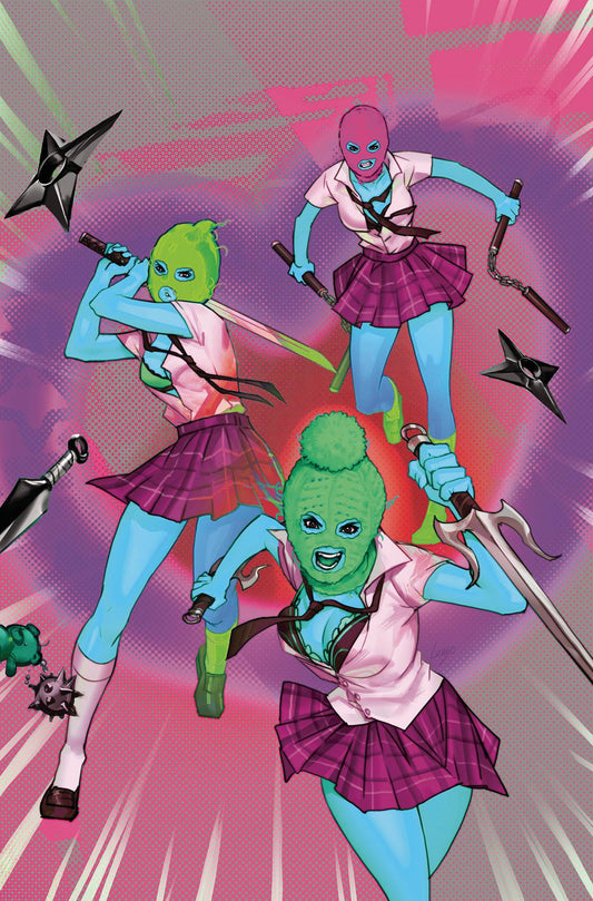 NINJETTES #1 CVR R 1:7 FOC INCV LEIRIX ULTRAVIOLET VIRGIN - Comicbookeroo