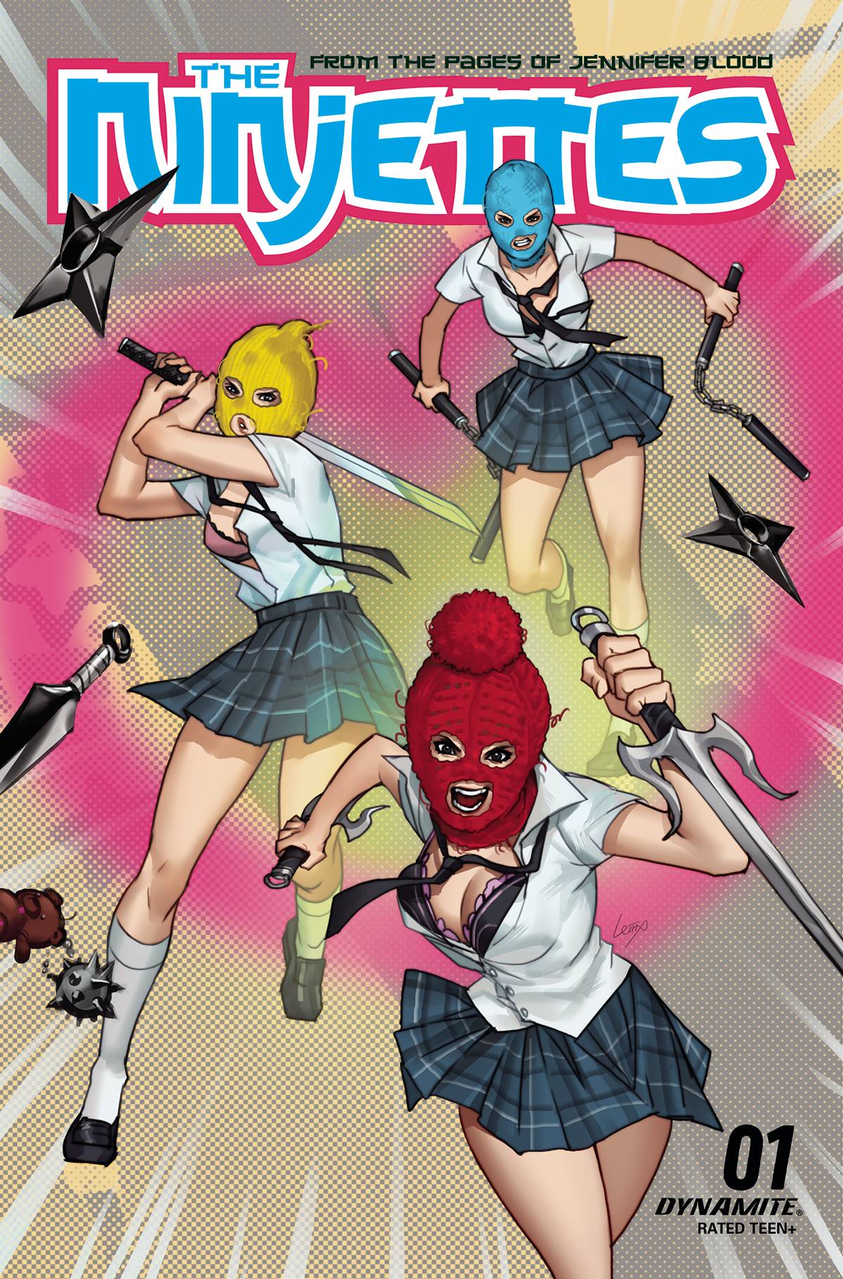 NINJETTES #1 (OF 5) CVR A LEIRIX - Comicbookeroo